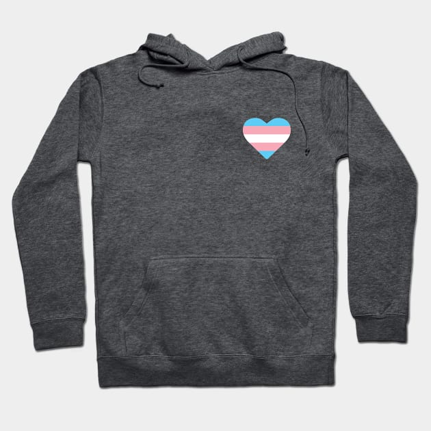 Trans Heart Hoodie by rpgcasts